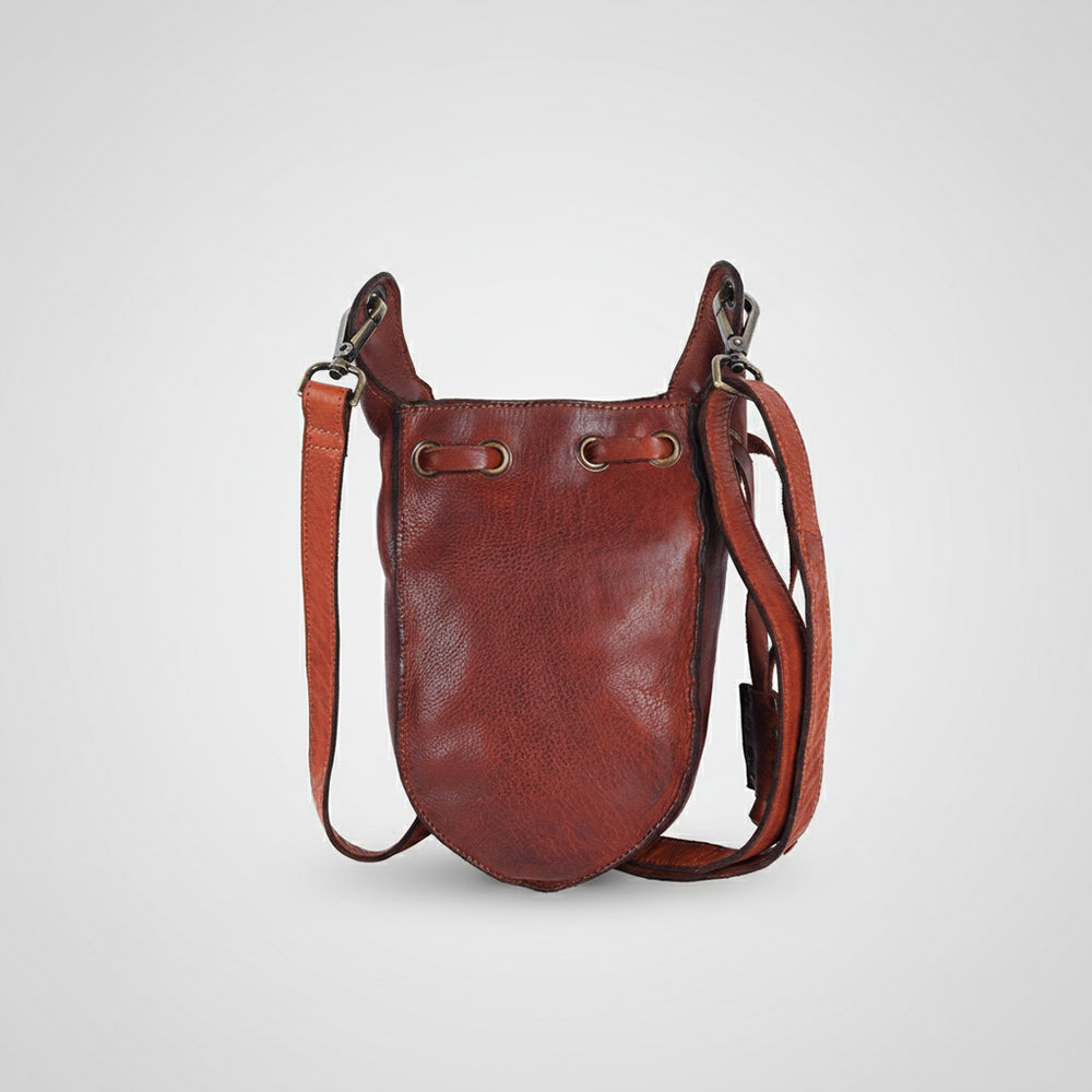 Spaghetti Western Crossbody Genuine Leather women bag handbag purse