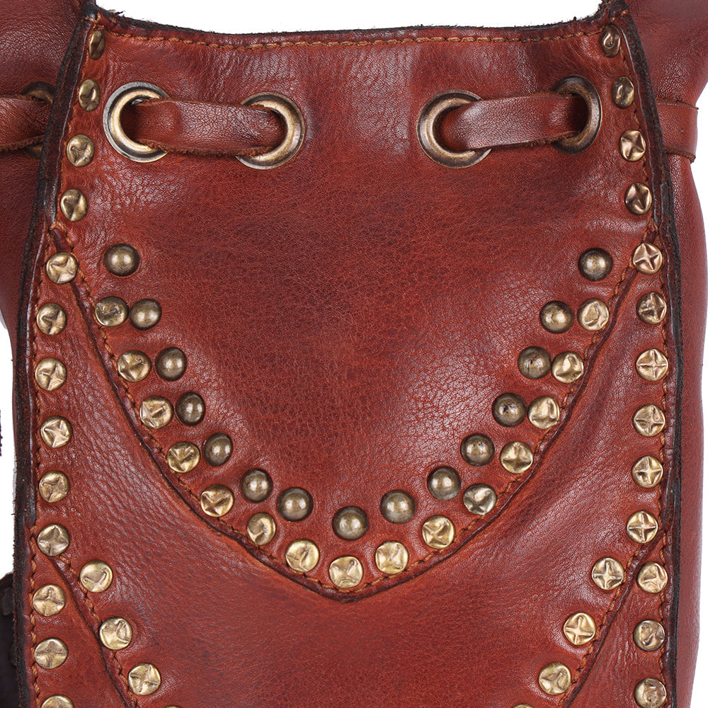 Spaghetti Western Crossbody Genuine Leather women bag handbag purse