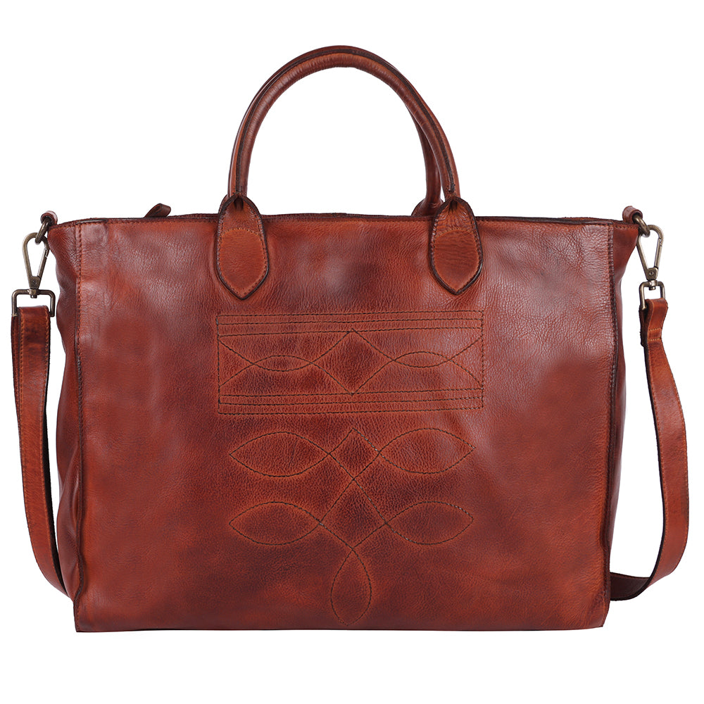 Spaghetti Western Tote Genuine Leather