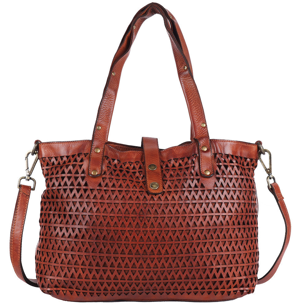 Spaghetti Western Tote Genuine Leather