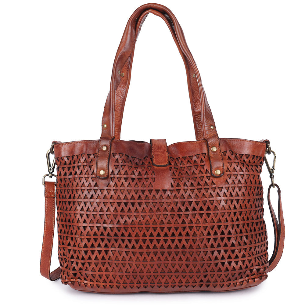 Spaghetti Western Tote Genuine Leather