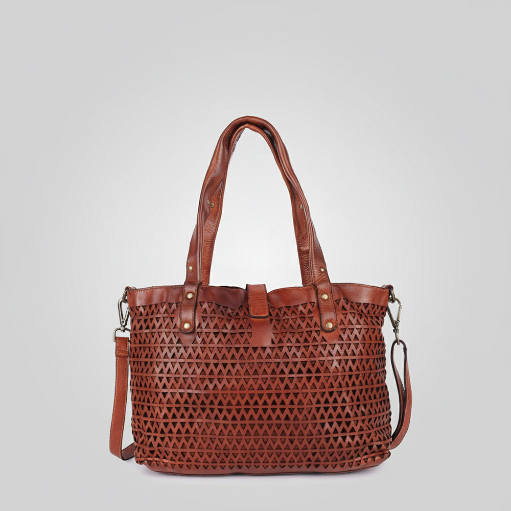 Spaghetti Western Tote Genuine Leather women bag handbag purse