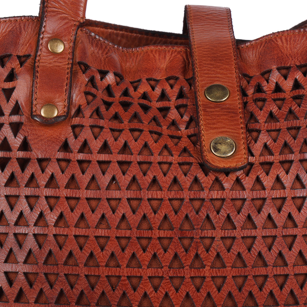 Spaghetti Western Tote Genuine Leather