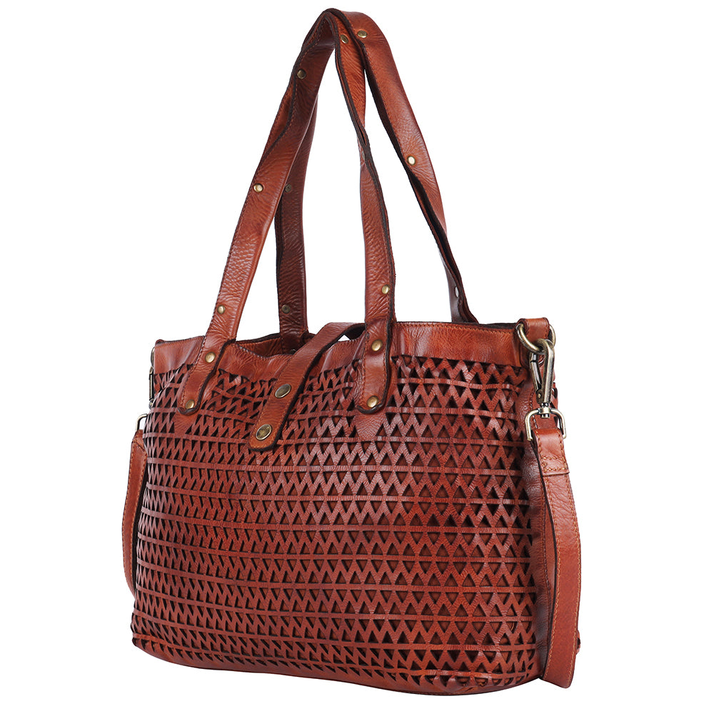 Spaghetti Western Tote Genuine Leather