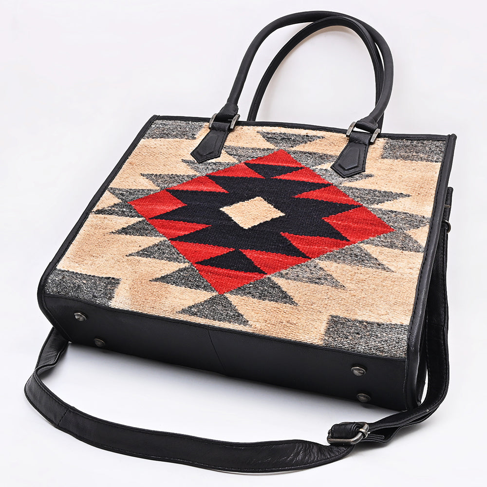 American Darling Tote Beautifully Saddle Blanket Genuine Leather women handbag
