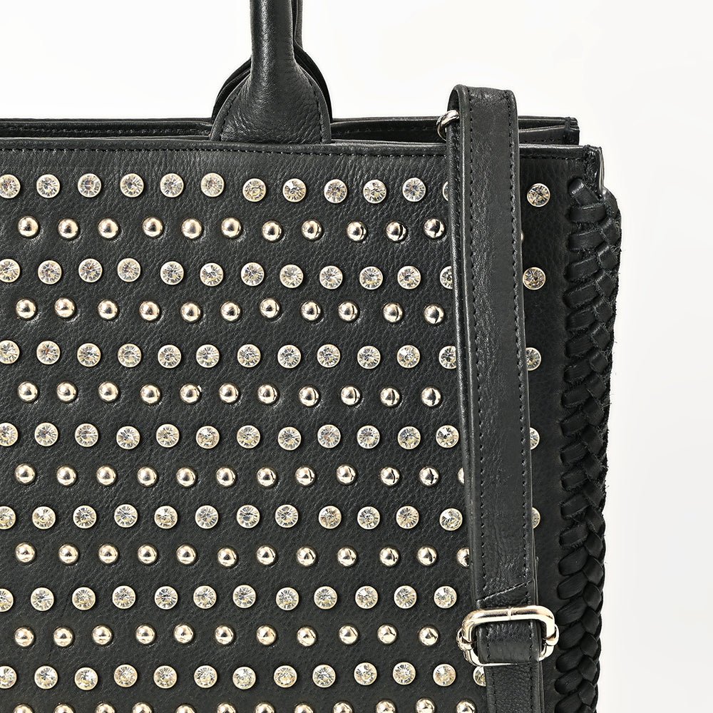 Premium Leather Western Style Satchel Bag