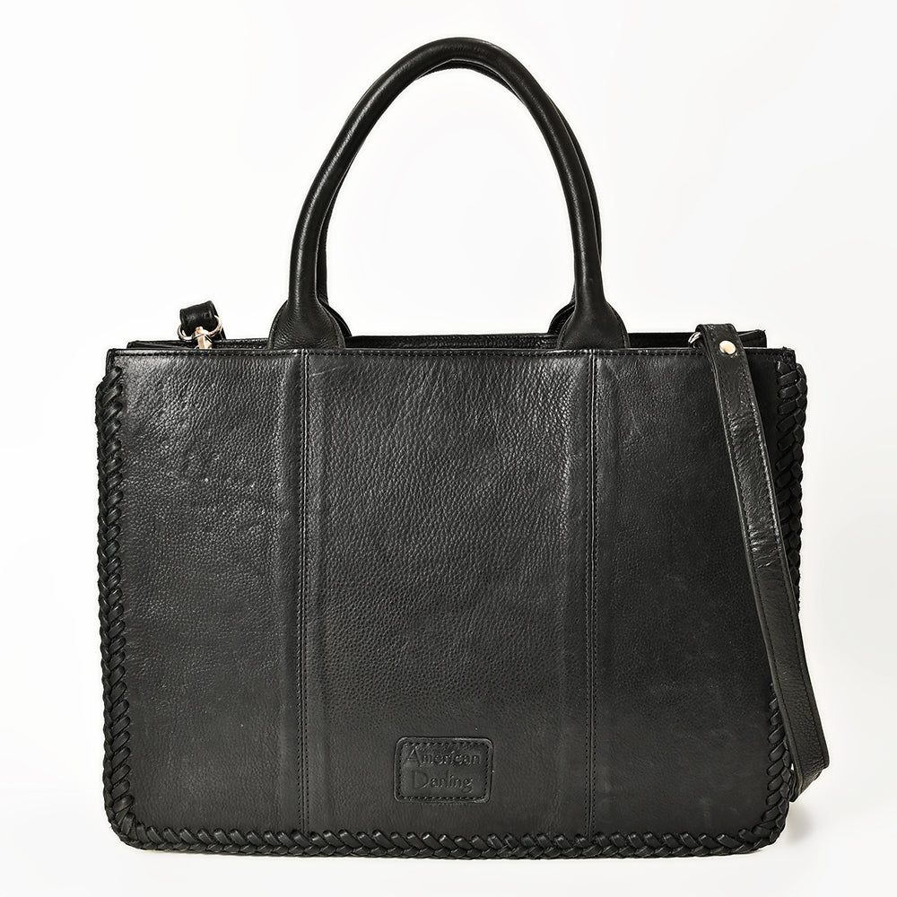 Premium Leather Western Style Satchel Bag