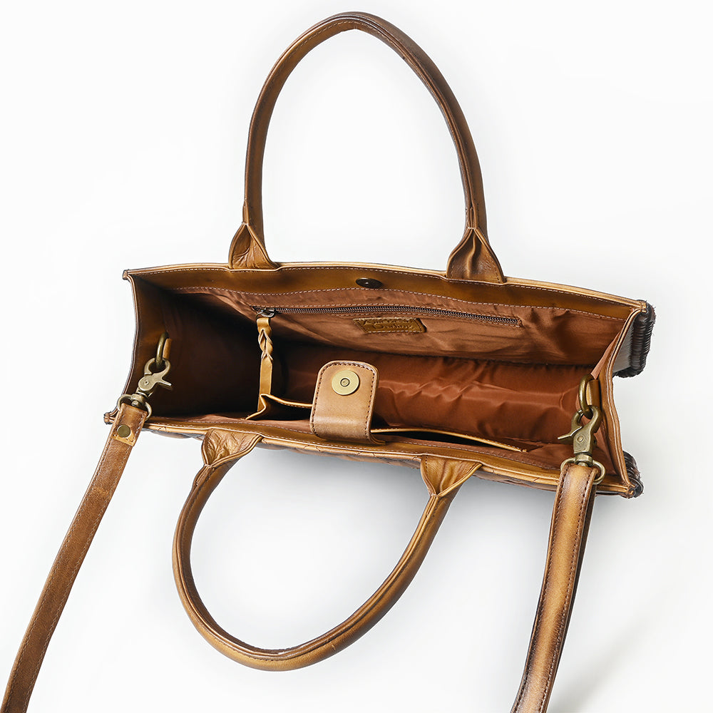 American Darling Tote Bag Beautifully Quilted Genuine Leather women bag