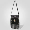 Premium Western Leather Handbag With Timeless Craftsmanship And Modern Detailing Accents