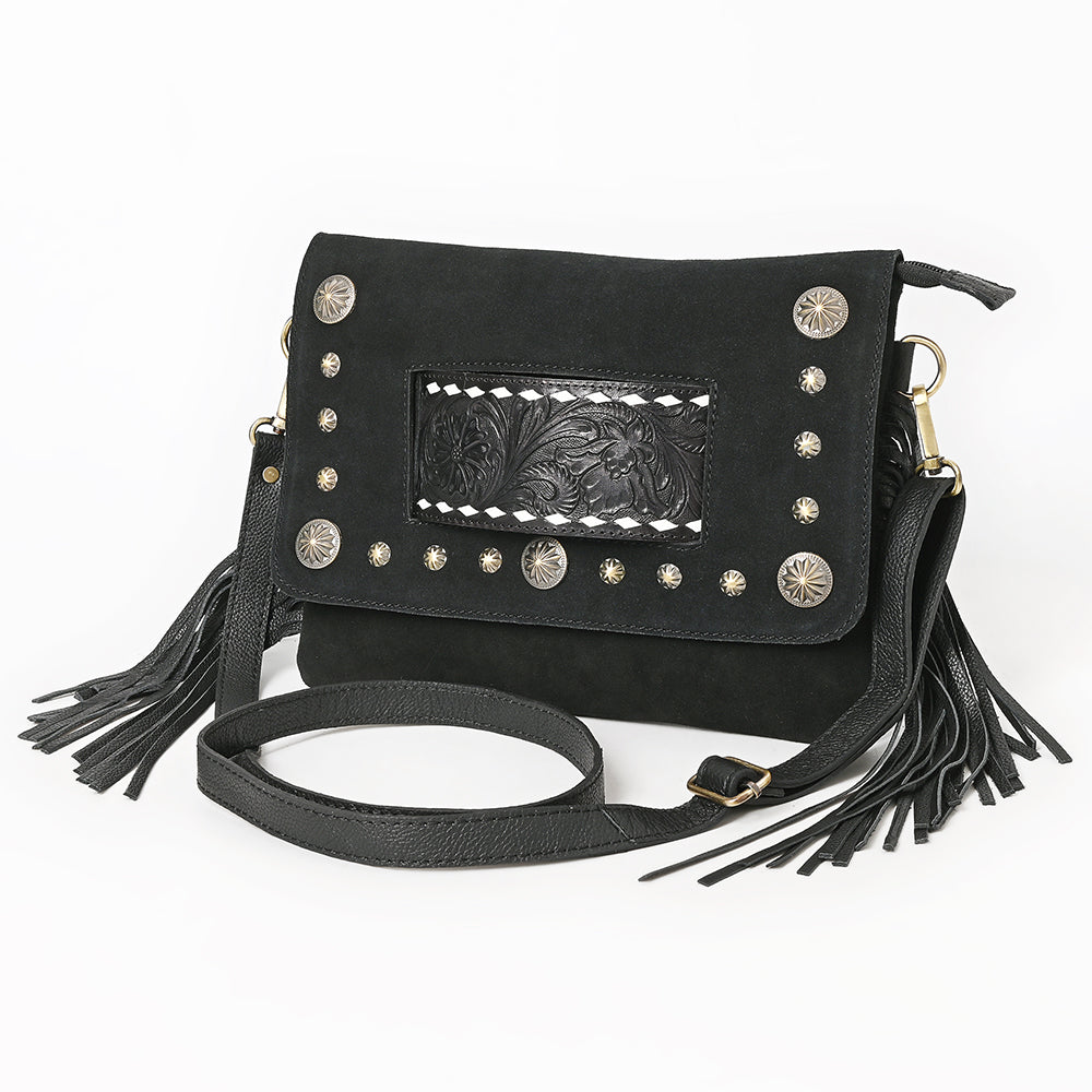 American Darling Crossbody Suede Genuine Western Leather