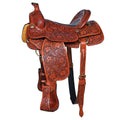 Hilason Western Horse Saddle American Leather Ranch Roping Cowboy