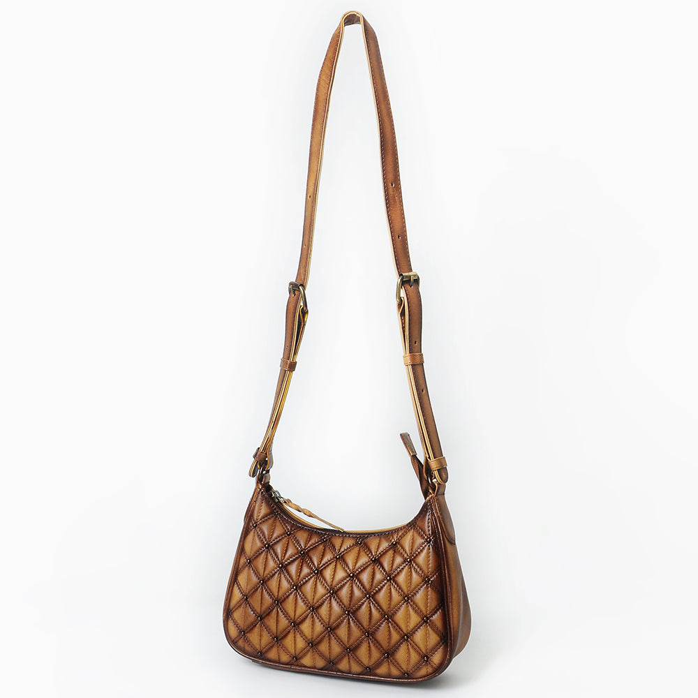 American Darling Hobo Bag Beautifully Quilted Genuine Leather women bag