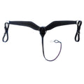 HILASON Western Horse American Leather Breast Collar Tack Black