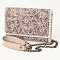 American Darling Women's Crossbody Western Hand Tooled Genuine Leather Handbag