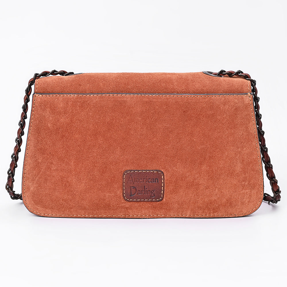 American Darling Women's Crossbody Bag Western Suede Genuine Leather Handbag and Ladies Purse