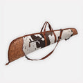 American Darling Hair on Hand Tooled Genuine Western Leather Gun Case| Shoulder Bag Case with Adjustable Strap