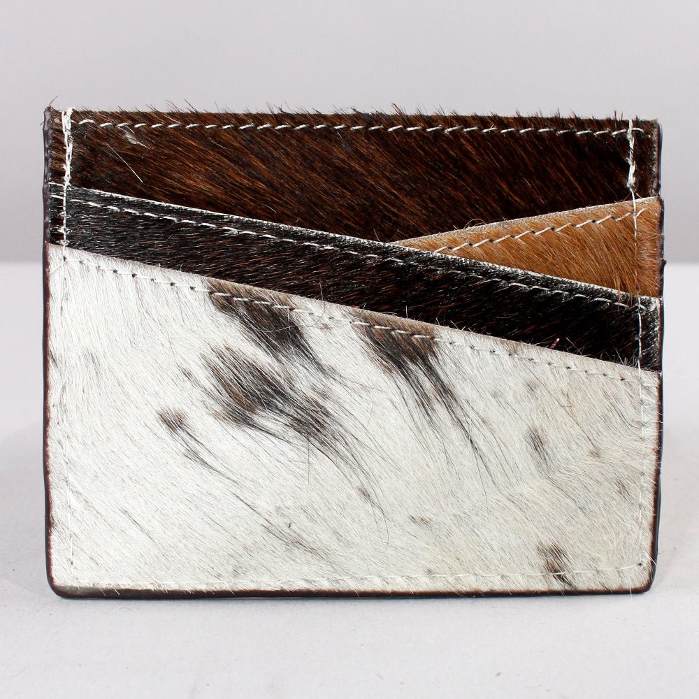 American Darling Card Holder Hair-On Genuine Leather