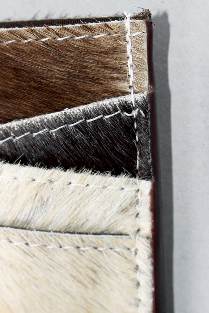 American Darling Card Holder Hair-On Genuine Leather