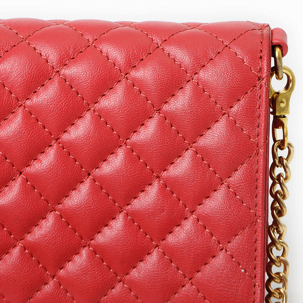 Never Mind Organiser Quilted Vintage Handmade Genuine Cowhide Leather