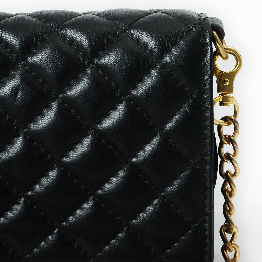 Never Mind Organiser Quilted Vintage Handmade Genuine Cowhide Leather
