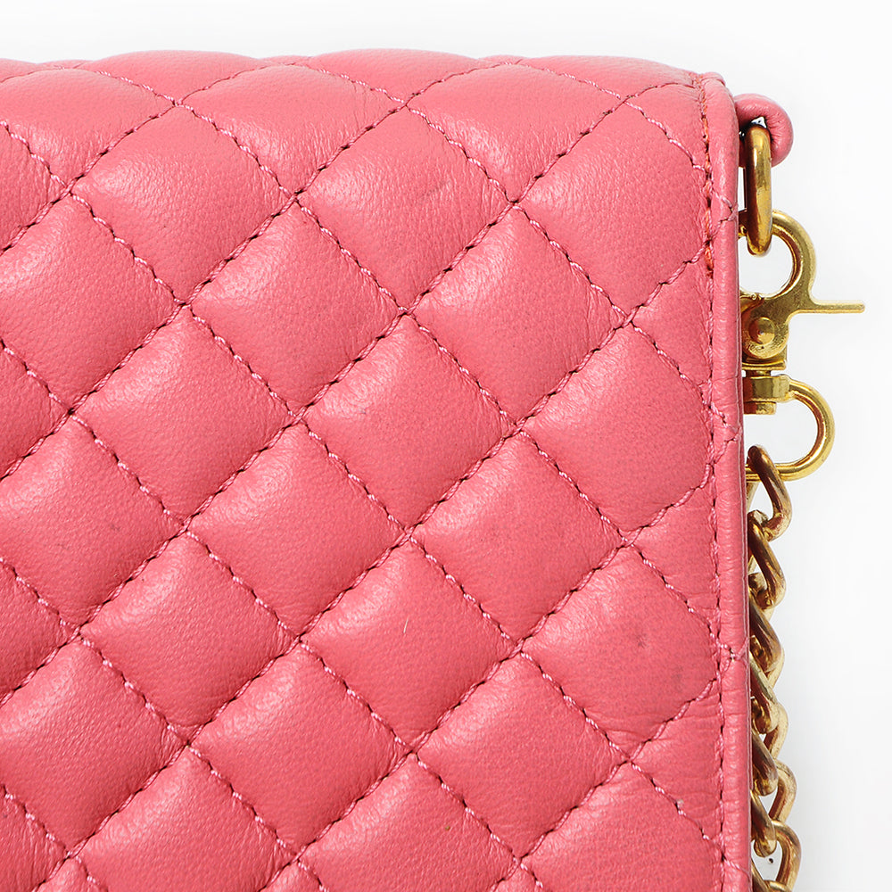 Never Mind Organiser Quilted Vintage Handmade Genuine Cowhide Leather