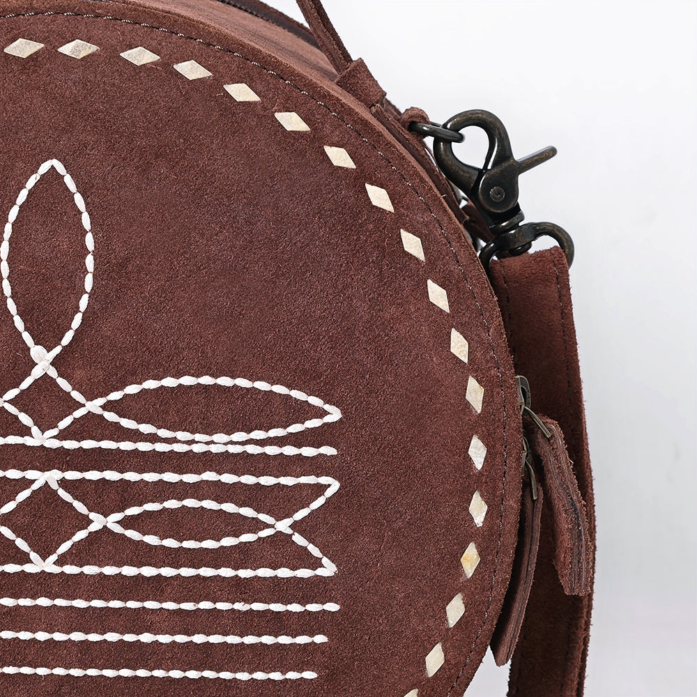 American Darling Canteen Genuine Suede Leather