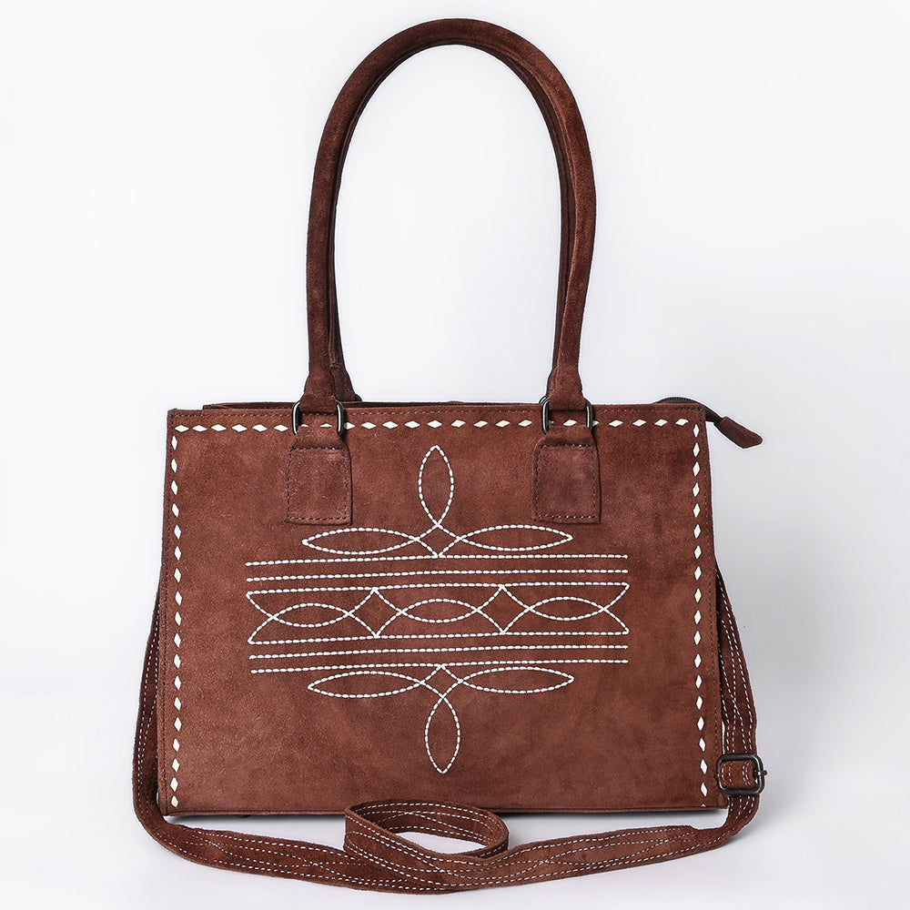 American Darling Tote Genuine Suede Leather