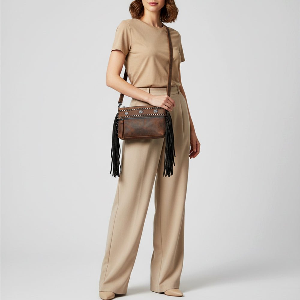 American Darling Small Crossbody Genuine Full Grain Leather
