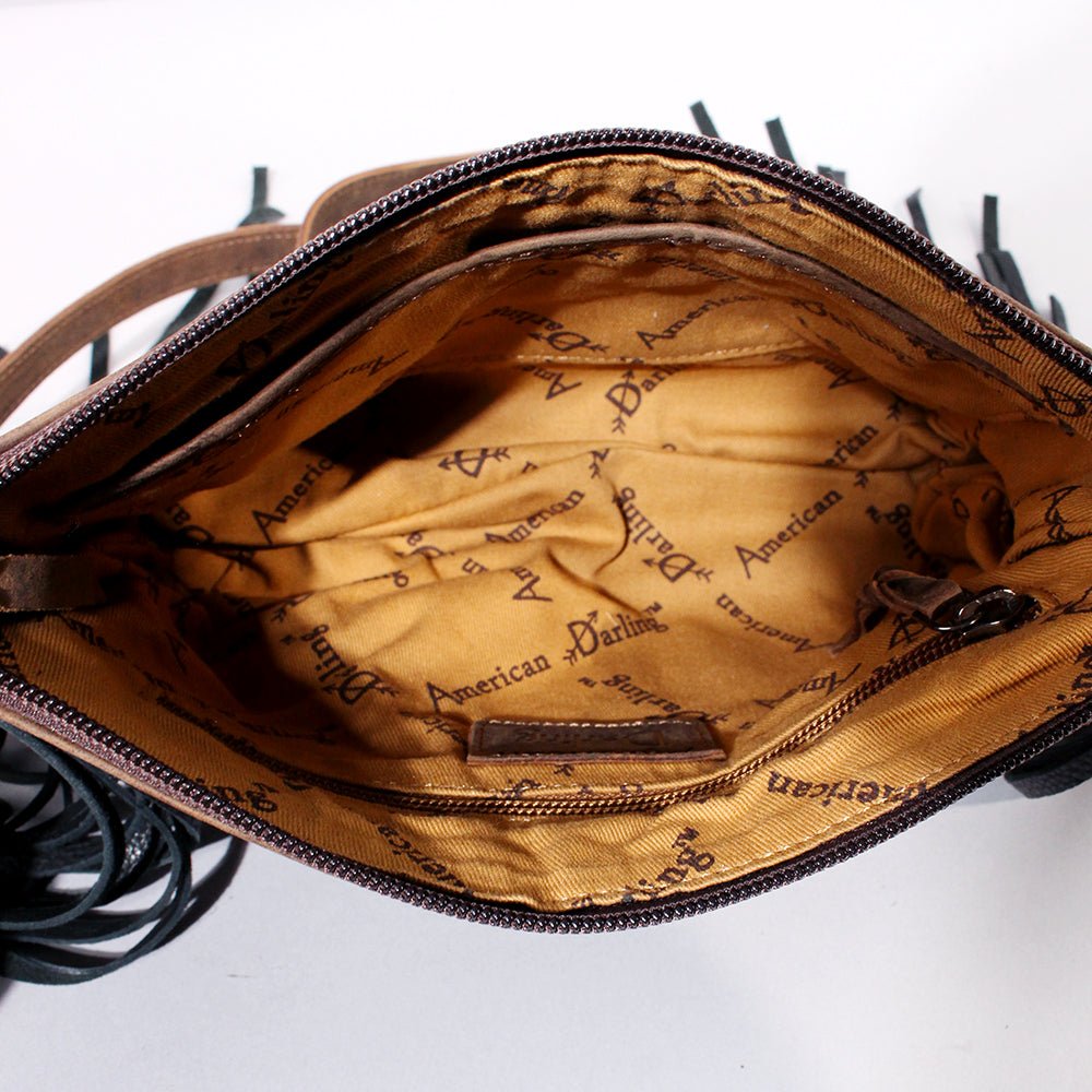 American Darling Small Crossbody Genuine Full Grain Leather