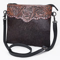 Ohlay Crossbody Hand Tooled Hair-On Genuine Leather