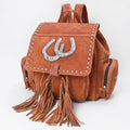 American Darling Women's Backpack Western Suede Genuine Leather Handbag