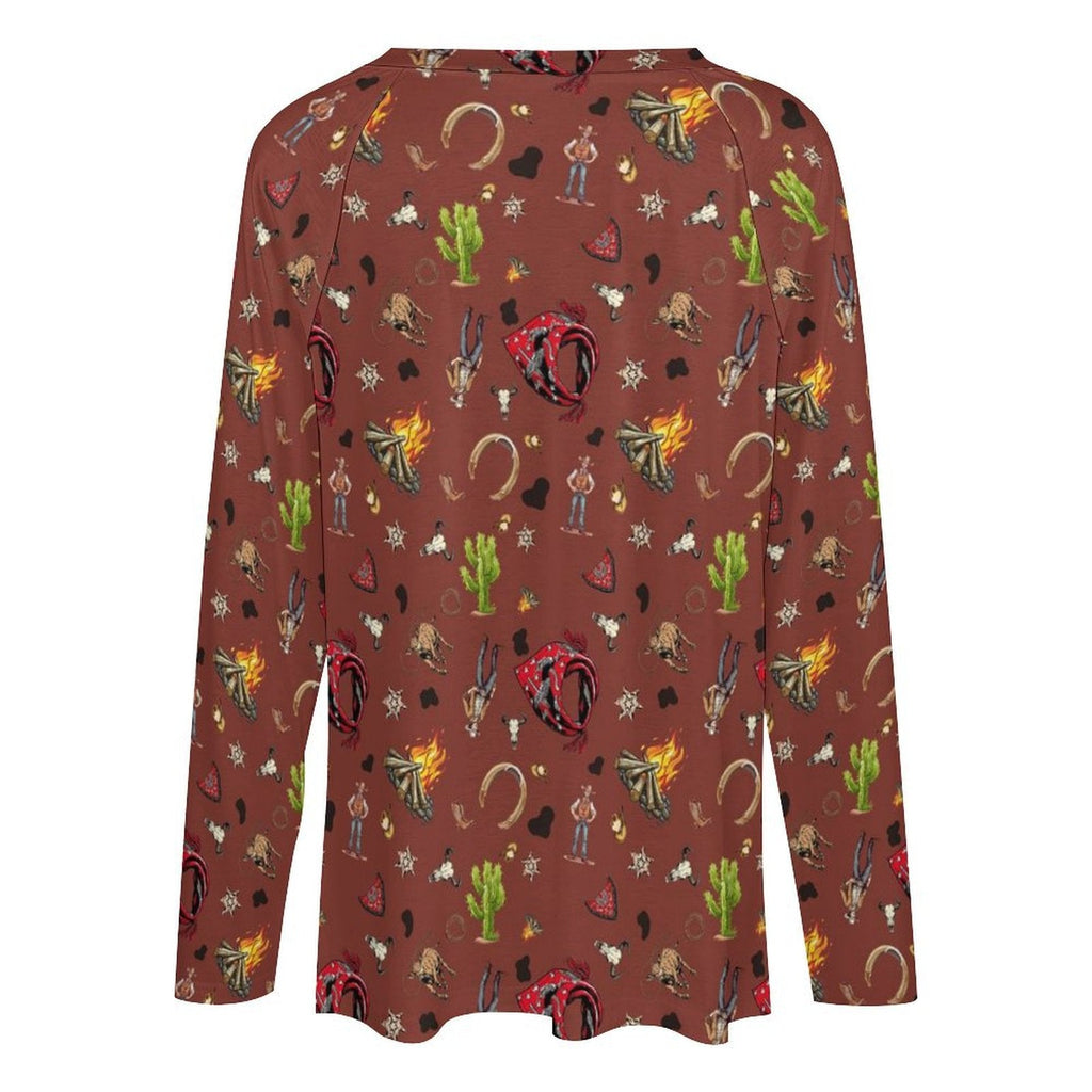 Baha Ranch Western Print Long Sleeve Top by Baha Ranch Western Wear - product image 3