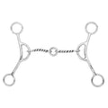 BAR H EQUINE Western Gag Bit with Twisted Wire Life Saver Link - Ideal for Barrel Racing