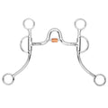 BAR H EQUINE Western Argentine Shank Bit with Low Port & Copper Roller