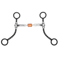 BAR H EQUINE Western Antique Short Shank Bit with Copper Roller & Comfort Mouthpiece