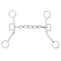BAR H EQUINE Western Gag Bit with Chain Mouthpiece