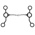 BAR H EQUINE Western Cowhorse Junior Bit with Twisted Wire Mouthpiece