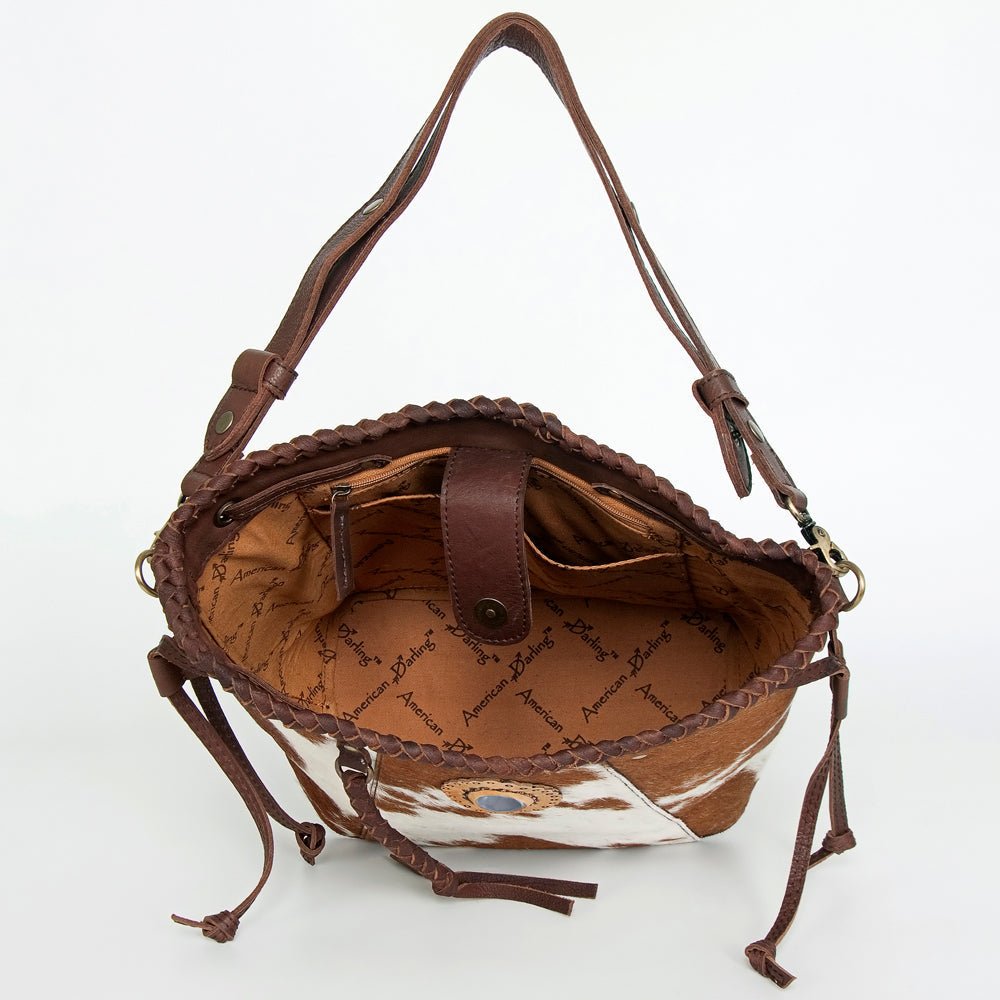 American Darling Bucket Full Grain Genuine Leather Western Women Bag Handbag Purse | Travel Bags College Casual