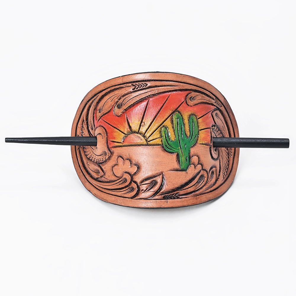 American Darling Leather Hair Stick Barrette Hair Accessories –