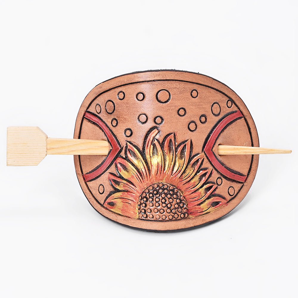 American Darling Leather Hair Stick Barrette Hair Accessories