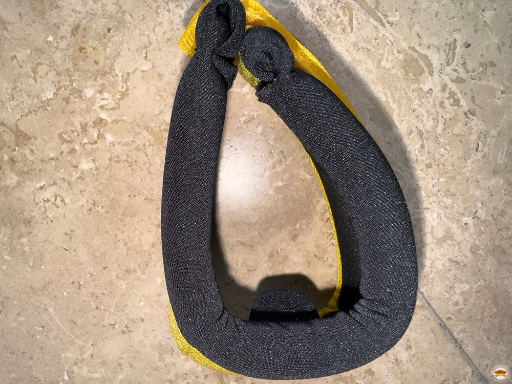 HILASON Ballistic Overreach Bell Boots for Horses Protective, Shock Absorbing, Durable & Comfortable Quick Wrap Hook Loop