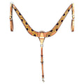 HILASON Western Horse Breast Collar Tack Genuine American Leather Tan