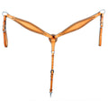 HILASON Western Horse Breast Collar Tack Genuine American Leather Tan