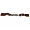 HILASON Western 5/8" Single Flat Link Nickel Twisted Curb Chain Strap