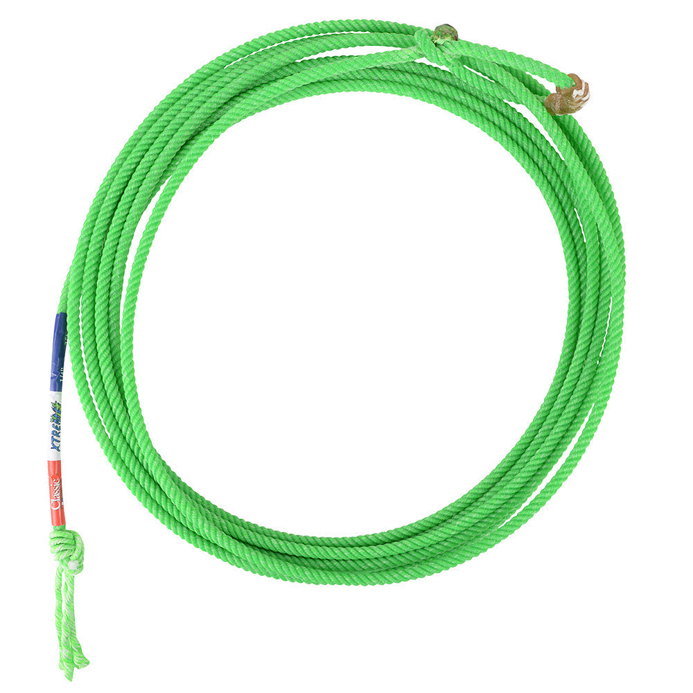 Classic Rope Xtreme Kid Rope 4 Strand 1/4" 25' XS Orange