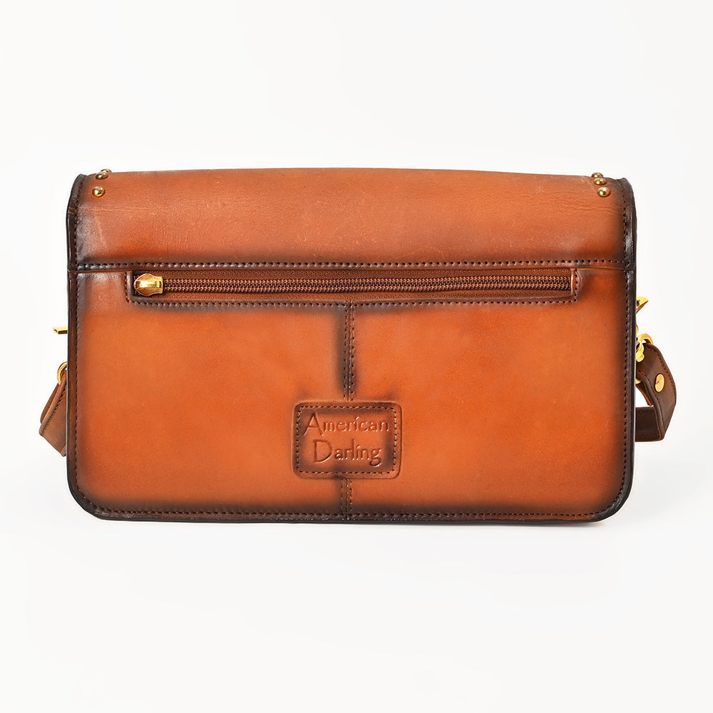 American Darling Small Crossbody Genuine Full Grain Leather Women Bag Western Handbag