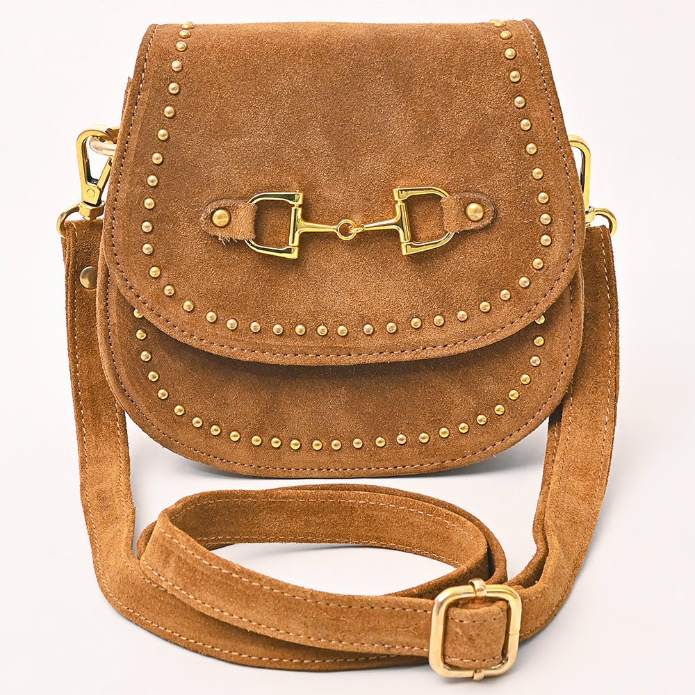 American Darling Crossbody Genuine Suede Leather Women Bag W. Handbag
