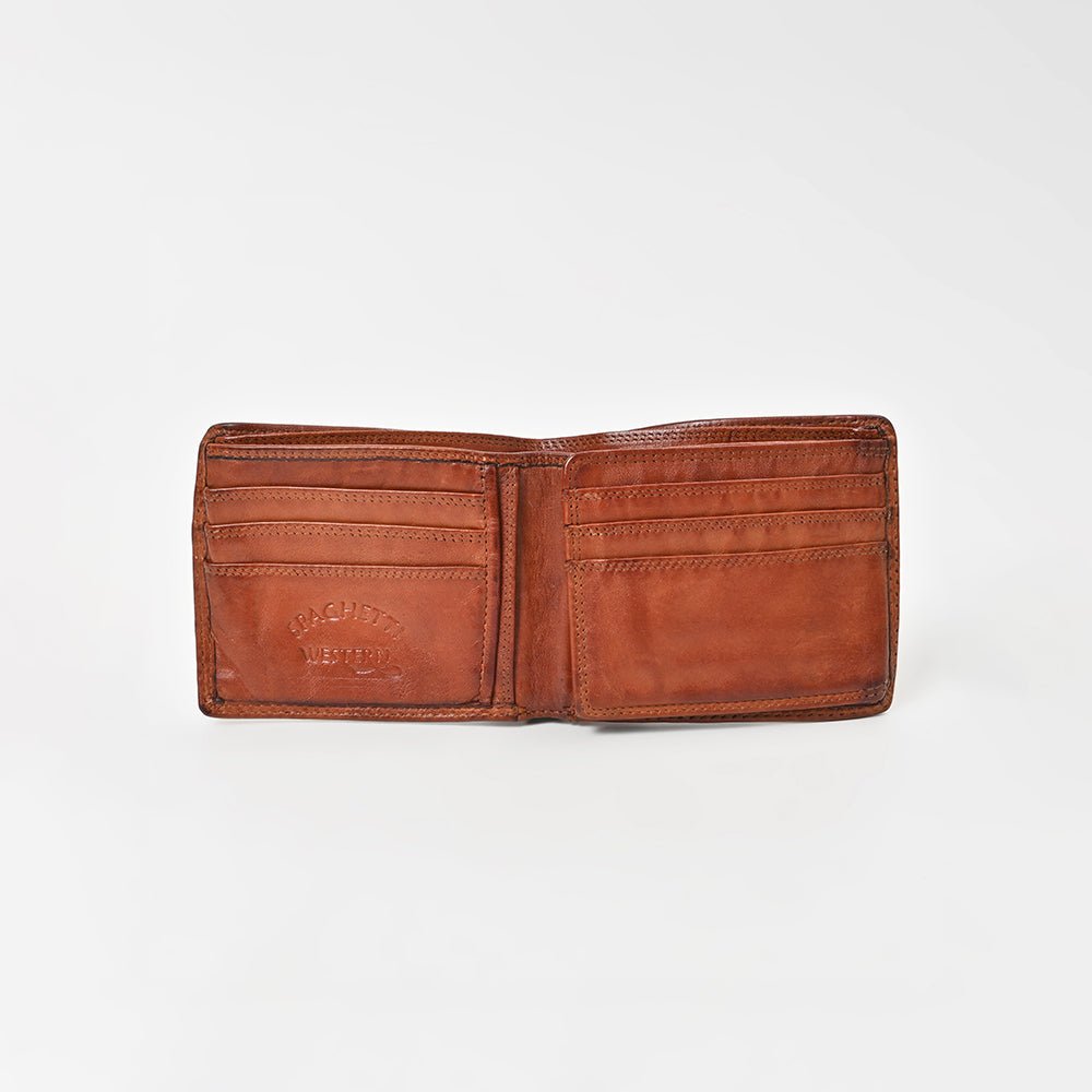 Spaghetti Western Cognac Hand-Dyed Wallet