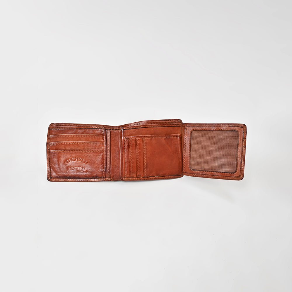 Spaghetti Western Cognac Hand-Dyed Wallet