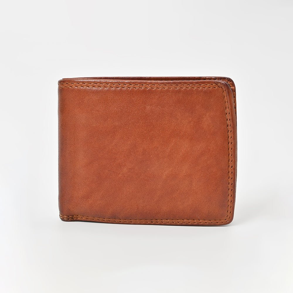 Spaghetti Western Cognac Hand-Dyed Wallet
